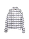 RWB tab tweed jacket white - THOM BROWNE - BALAAN 3