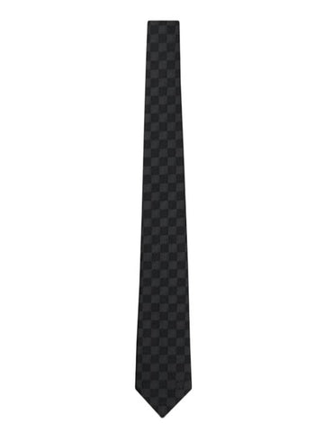 Damier Classic Tie Black - LOUIS VUITTON - BALAAN.