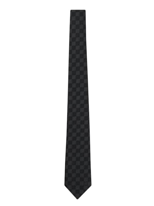 Damier Classic Tie Black - LOUIS VUITTON - BALAAN 1