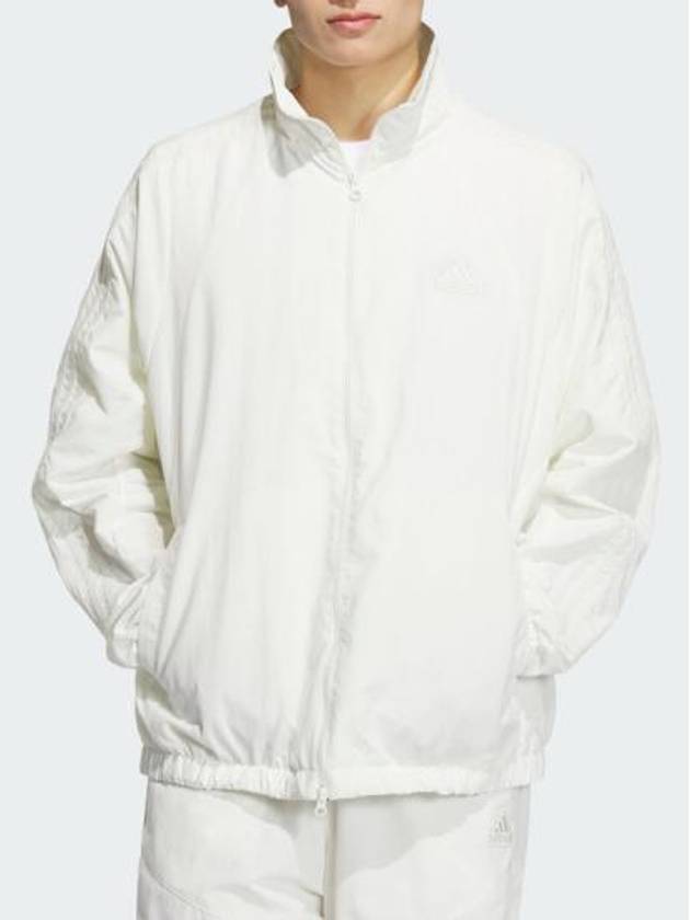 3 Stripes Woven Track Jacket White - ADIDAS - BALAAN 2