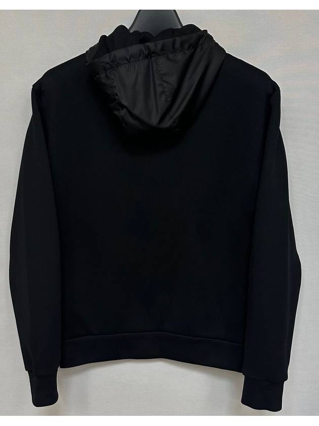 Cotton Fleece Hooded Jacket 100 - PRADA - BALAAN 4