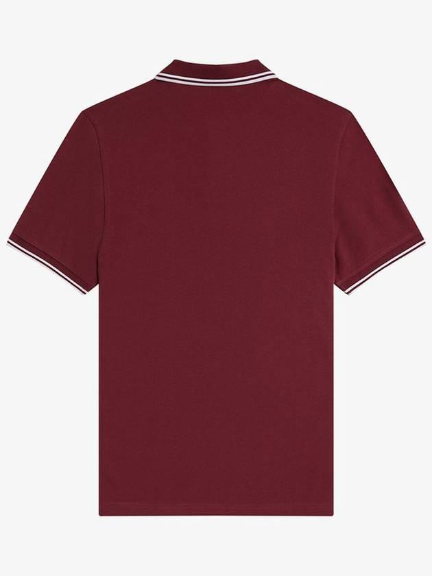 [Fred Perry] Twin Tipped Fred Perry Shirt - Port/White - FRED PERRY - BALAAN 2