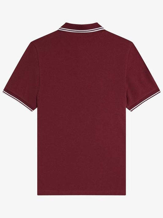 [Fred Perry] Twin Tipped Fred Perry Shirt - Port/White - FRED PERRY - BALAAN 2