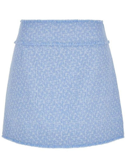 Tweed H line skirt blue - DOLCE&GABBANA - BALAAN 2