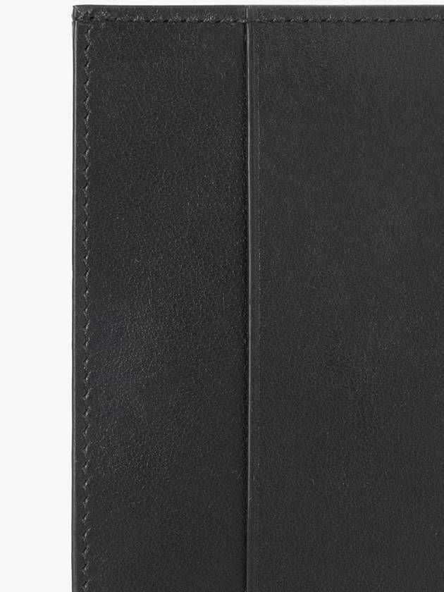 Logo 5-fold Card Wallet Black - JIL SANDER - BALAAN 5