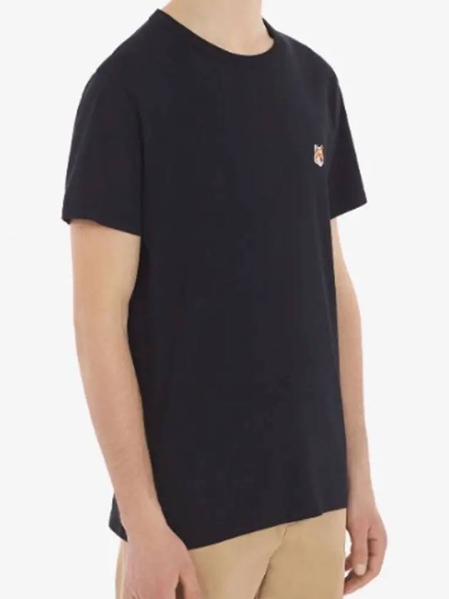 Fox Head Patch Classic Short Sleeve T-Shirt Black - MAISON KITSUNE - BALAAN 4