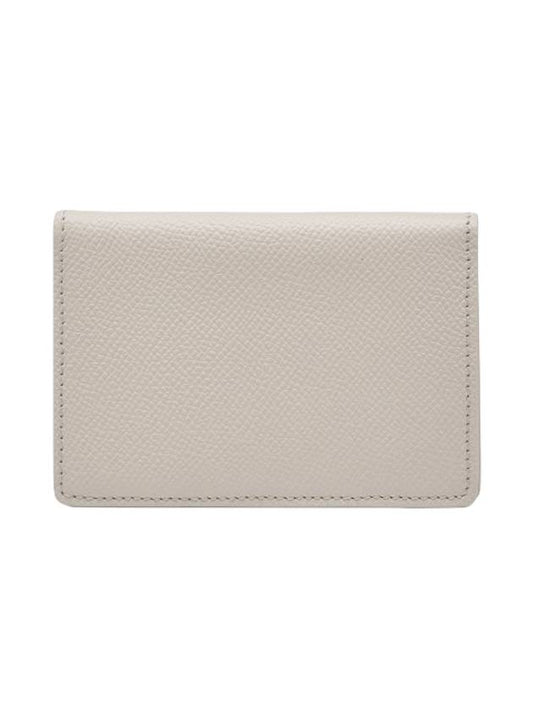 Stitch Bi-Fold Leather Card Wallet Grey - MAISON MARGIELA - BALAAN 1