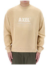 Adios Logo Oversized Fit Sweatshirt Beige - AXEL ARIGATO - BALAAN 6