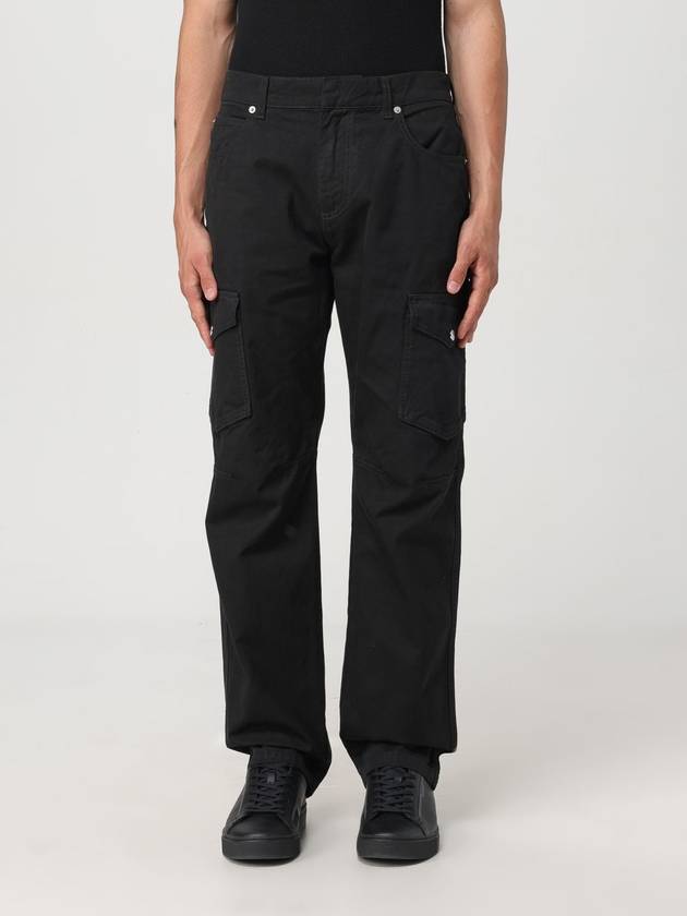 Logo Patch Cargo Jeans Black - BALMAIN - BALAAN 2