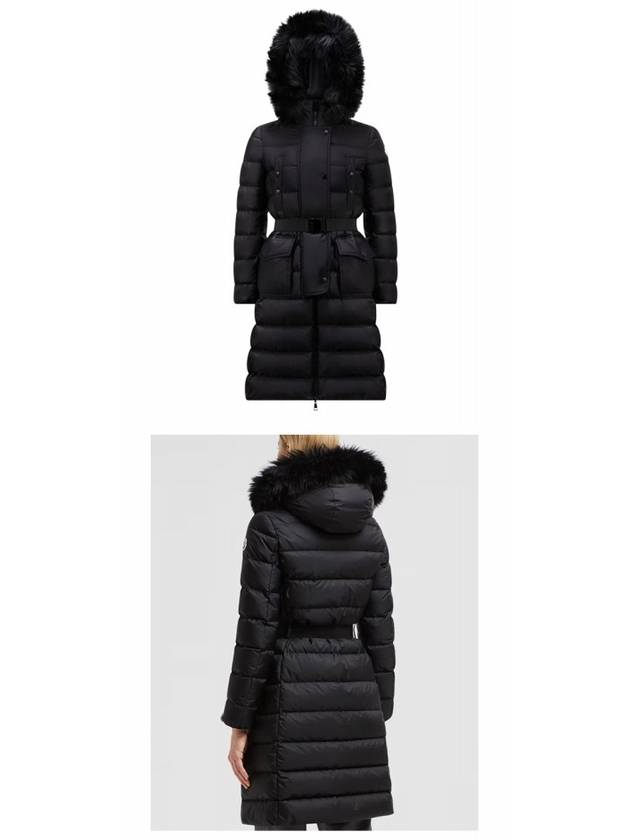 Women's Khloe Long Down Padding Black - MONCLER - BALAAN 5