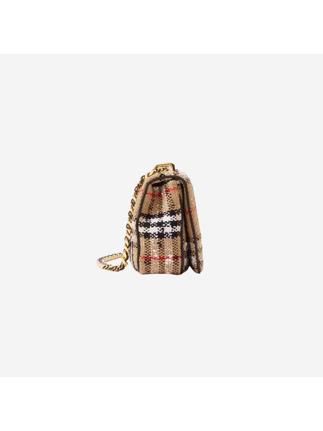 Boucle Lola Vintage Check Small Cross Bag Beige - BURBERRY - BALAAN 3