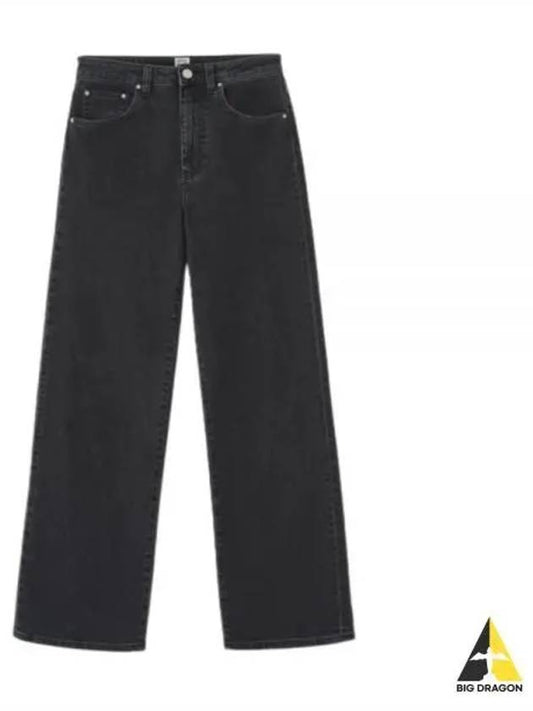 Flare Fit Denim Gray W Ash 222230743 30 300 Flare Fit Denim Pants - TOTEME - BALAAN.