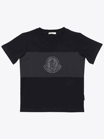 Black Kids Short Sleeve 8C77020 83092 999 - MONCLER - BALAAN 1