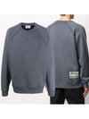 Logo Patch Reverse Label Sweatshirt Navy - ACNE STUDIOS - BALAAN 2