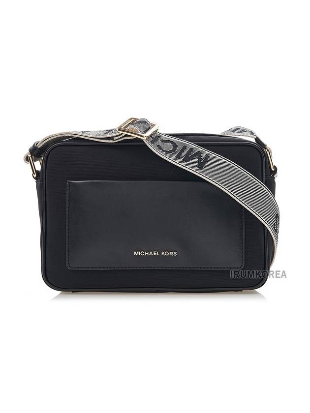 Jet Set Lettering Logo Cross Bag Black - MICHAEL KORS - BALAAN 2