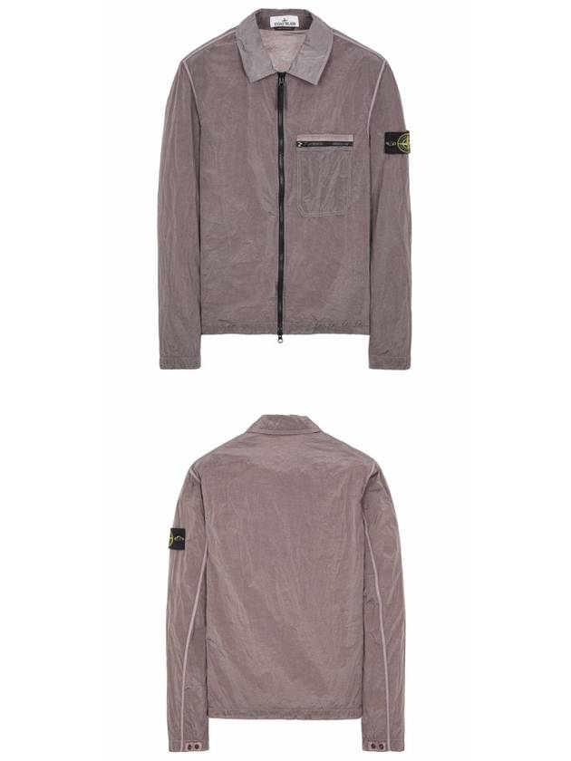 Nylon Metal Econyl Regenerated Zip-Up Jacket Grey - STONE ISLAND - BALAAN 5