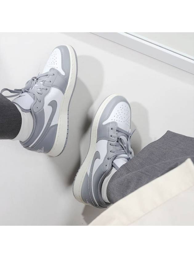 Air Jordan 1 Low Top Sneakers Grey - NIKE - BALAAN 8