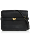 Women's Belted Bayswater Leather Cross Bag Black - MULBERRY - BALAAN 1