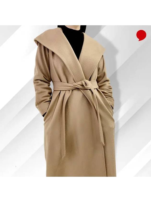 Bdanton Virgin Wool Single Coat Camel - MAX MARA - BALAAN 8