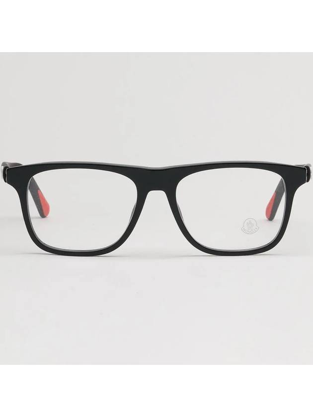 Rectangle Acetate Eyeglasses Black - MONCLER - BALAAN 4