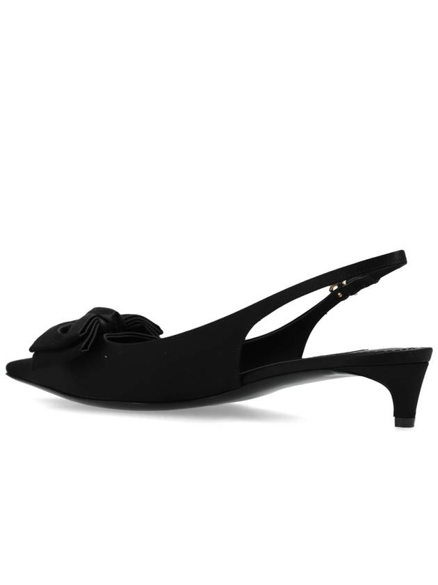 Dolce & Gabbana Satin High Heels, Women's, Black - DOLCE&GABBANA - BALAAN 5