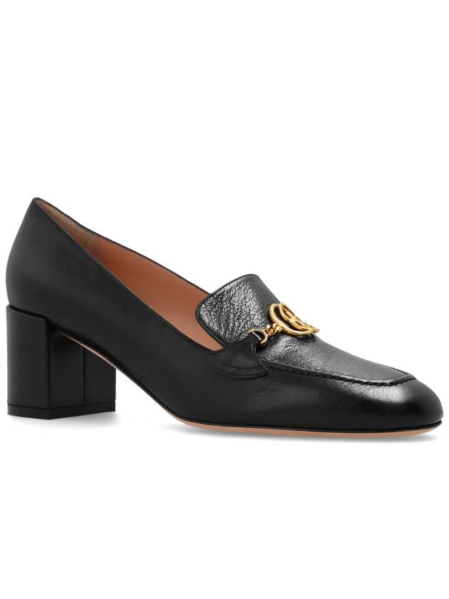 Ellyane Leather Pumps Heel Black - BALLY - BALAAN 5