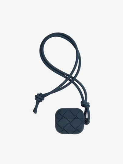 Intrecciato Airpod Case Navy Blue - BOTTEGA VENETA - BALAAN 2