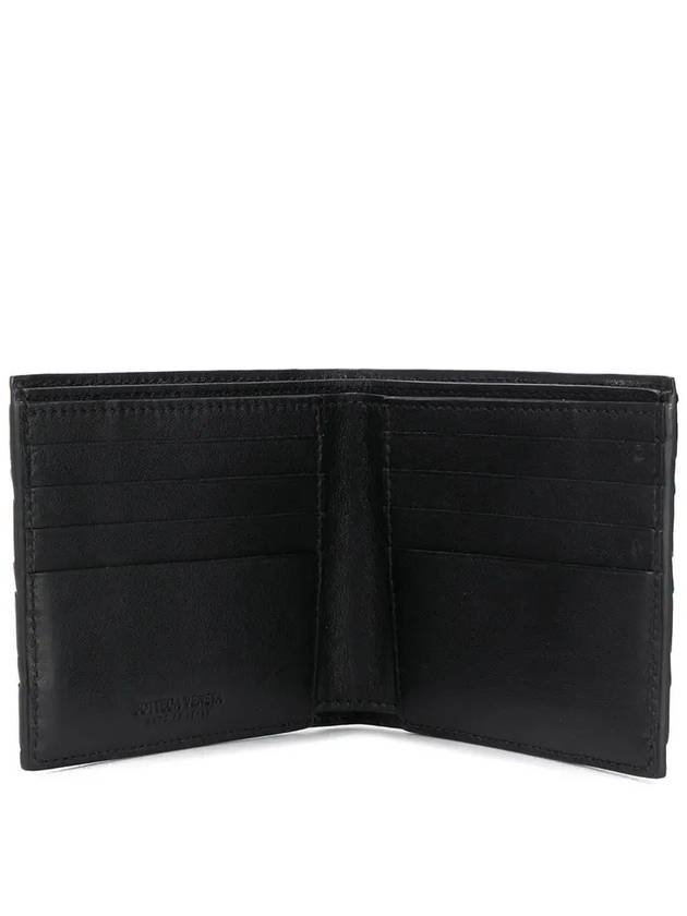 Intrecciato Leather Half Wallet Black - BOTTEGA VENETA - BALAAN 6