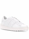 Rockstud Untitled Low Top Sneakers White - VALENTINO - BALAAN 3