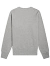 Logo Print Crew Neck Sweatshirt Melange Grey - ACNE STUDIOS - BALAAN 4