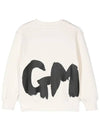 Kids Big Logo Sweatshirt Ivory - MSGM - BALAAN 3