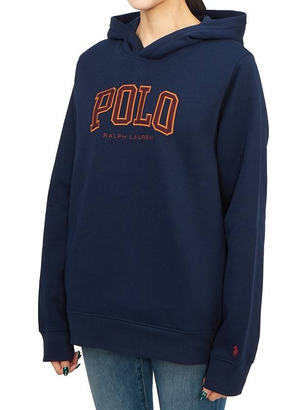 Kids brushed hoodie 323919501002 NAVY Adults can wear - POLO RALPH LAUREN - BALAAN 2