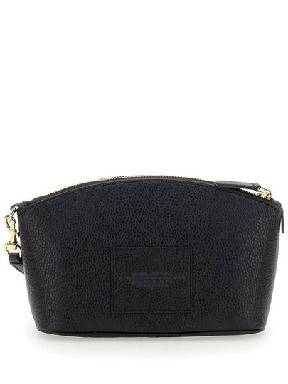 'The Beauty Bag' Black Clutch Bag With Logo Print On The Front In Leather Woman - MARC JACOBS - BALAAN 2