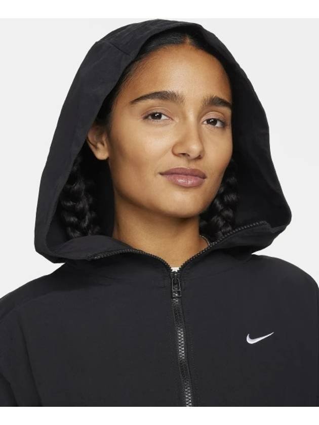 NSW Everything Woven Oversized Hooded Jacket Black - NIKE - BALAAN 8