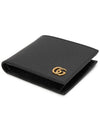 GG Marmont Half Wallet Black - GUCCI - BALAAN 4