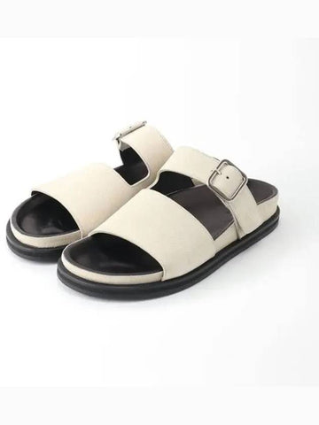 Suede leather sandals SOLE SNW 1158 FROST - STUDIO NICHOLSON - BALAAN 1