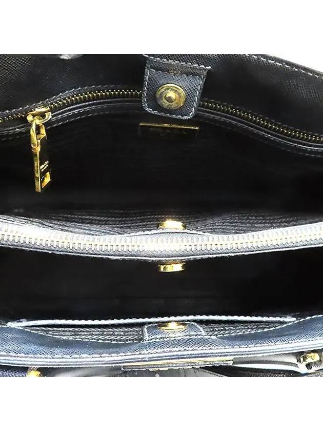 BN1874 Saffiano Lux Double Zipper Tote Bag Shoulder Strap 2WAY - PRADA - BALAAN 4