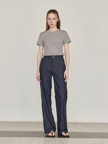 Nonfade Straight Denim Pants Indigo - LESEIZIEME - BALAAN 1