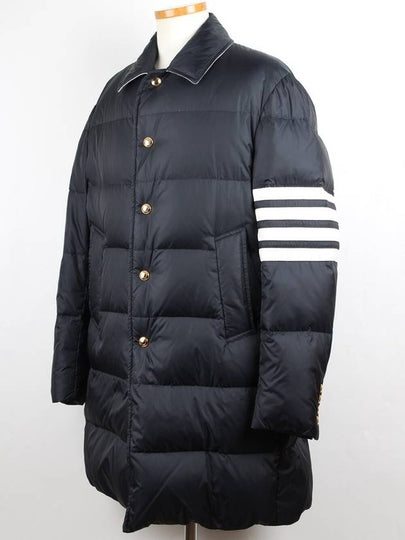 Diagonal armband padded coat 2 - THOM BROWNE - BALAAN 2