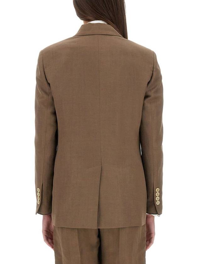 Brunello Cucinelli Twill Jacket With Necklace - BRUNELLO CUCINELLI - BALAAN 3