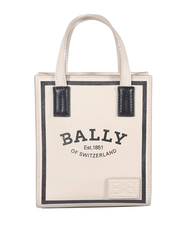 Clistalia Tote Bag Ivory Black - BALLY - BALAAN 1