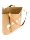 Logo Print Cellulose Tote Bag Beige - MARNI - BALAAN 5