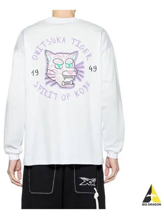 Onitsuka Tiger LS Graphic Long Sleeve T Shirt 2183B163 100 - ONITSUKA TIGER - BALAAN 1