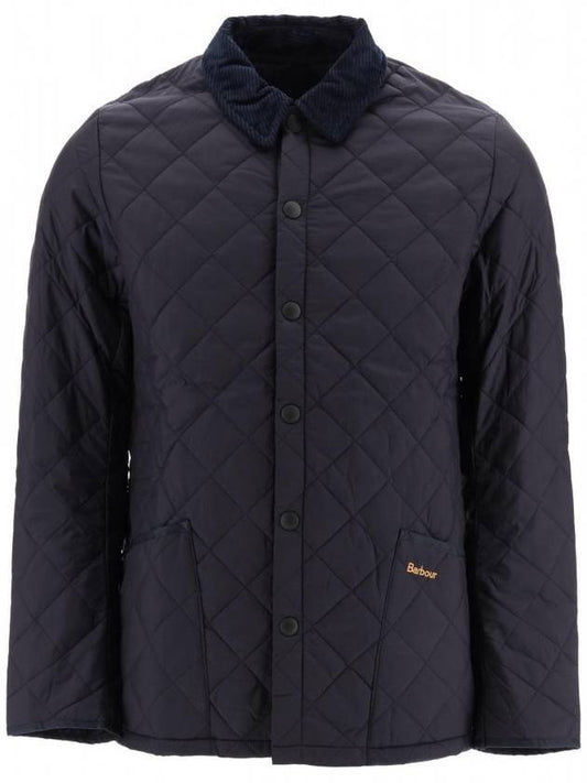 Heritage Liddesdale Quilted Padding Navy - BARBOUR - BALAAN.