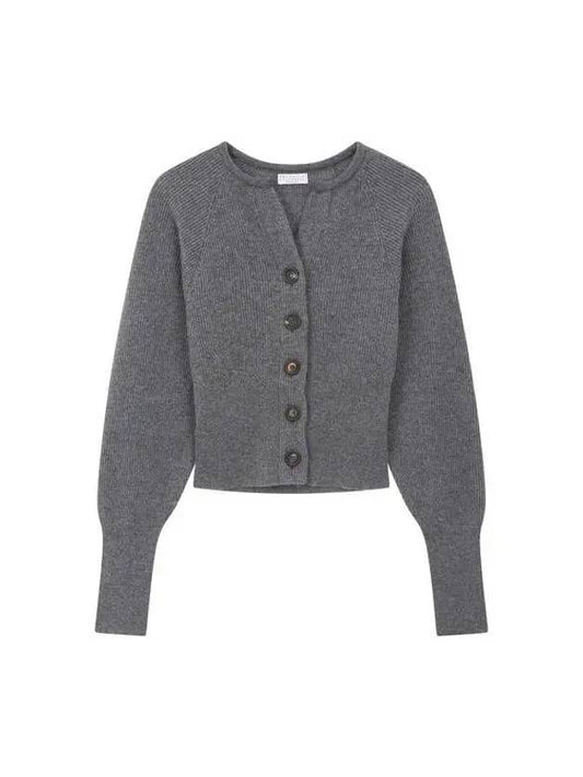 City Village 8th Anniversary 10 ePoint 9 8 Women s Cashmere Raglan Cardigan Charcoal 270690 - BRUNELLO CUCINELLI - BALAAN 1