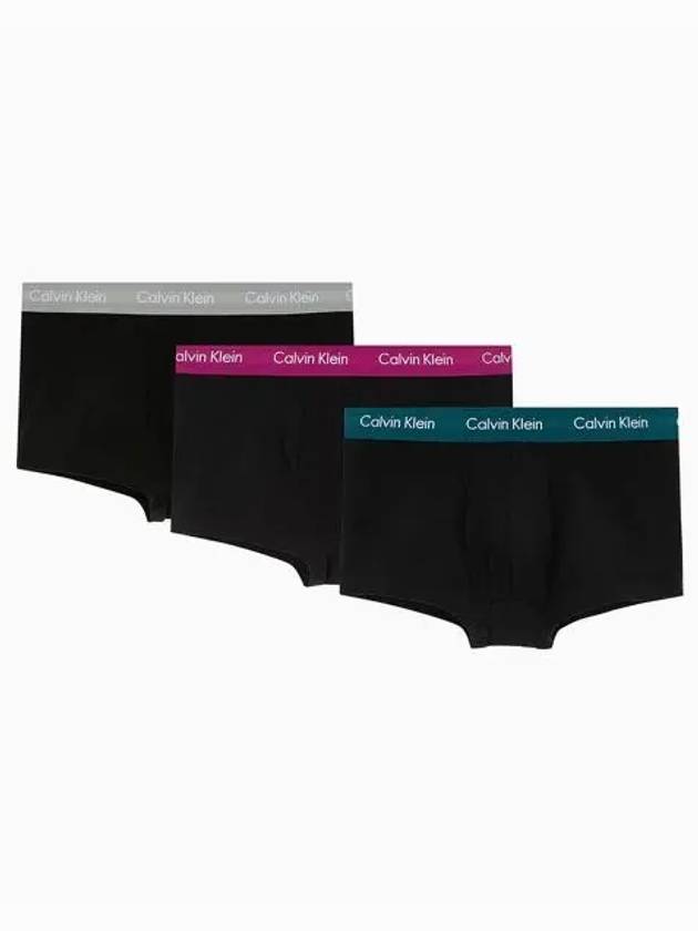 UNDERWEAR Men s Cotton Stretch Low Rise Trunks 3PK U2664MXB - CALVIN KLEIN - BALAAN 1