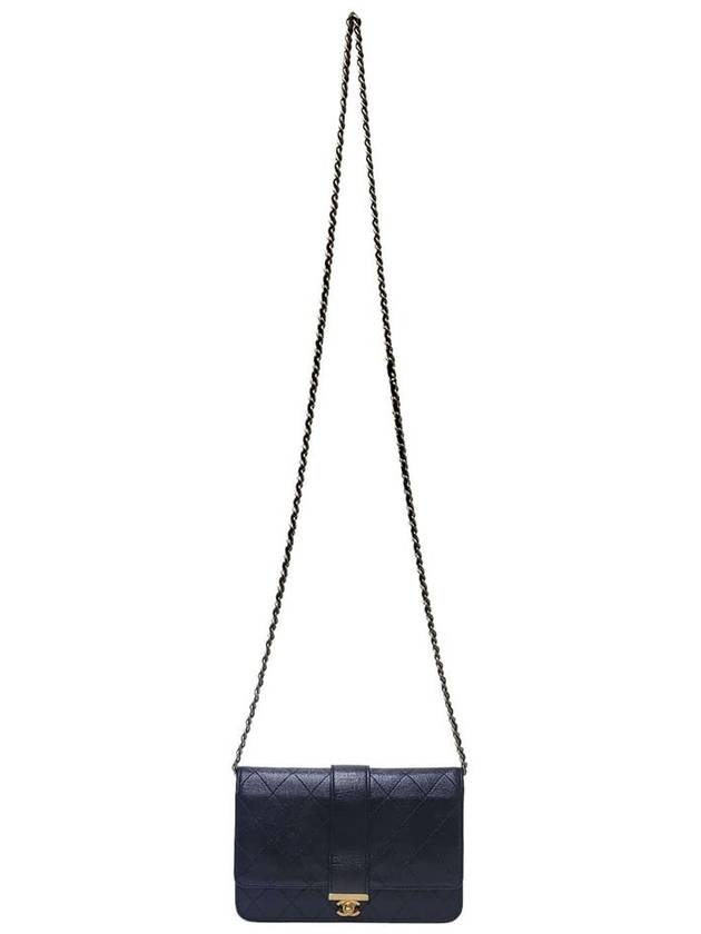 Women s A81434 Front Black Leather CC Gold Chain WOC Cross Bag - CHANEL - BALAAN 4