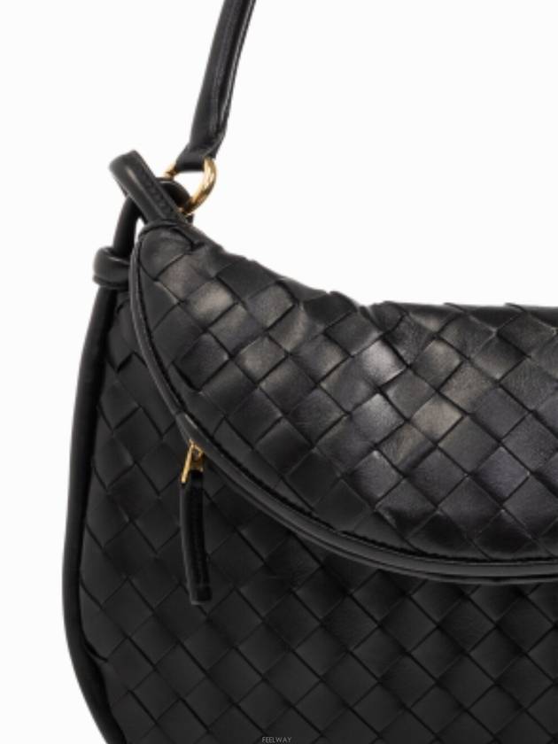 Intrecciato Gemelli Medium Tote Bag Black - BOTTEGA VENETA - BALAAN 5