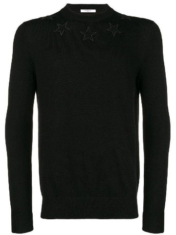 star patch knit top black - GIVENCHY - BALAAN 1