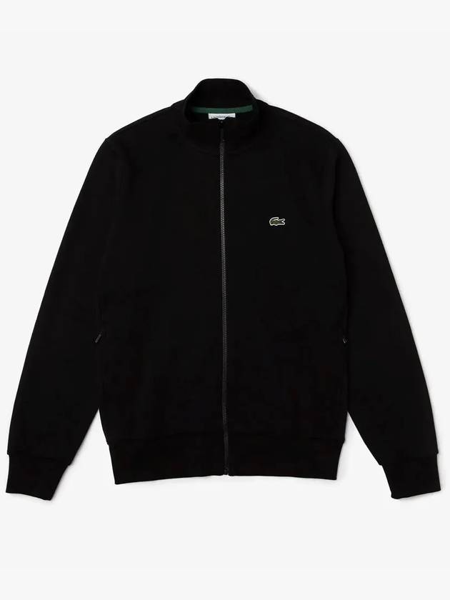 Women's Sports Loose Fit Track Jacket Black - LACOSTE - BALAAN 2